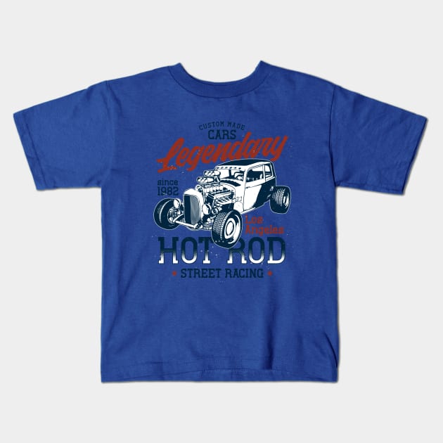 Legendary Hotrod Street Racing Kids T-Shirt by Hariolf´s Mega Store